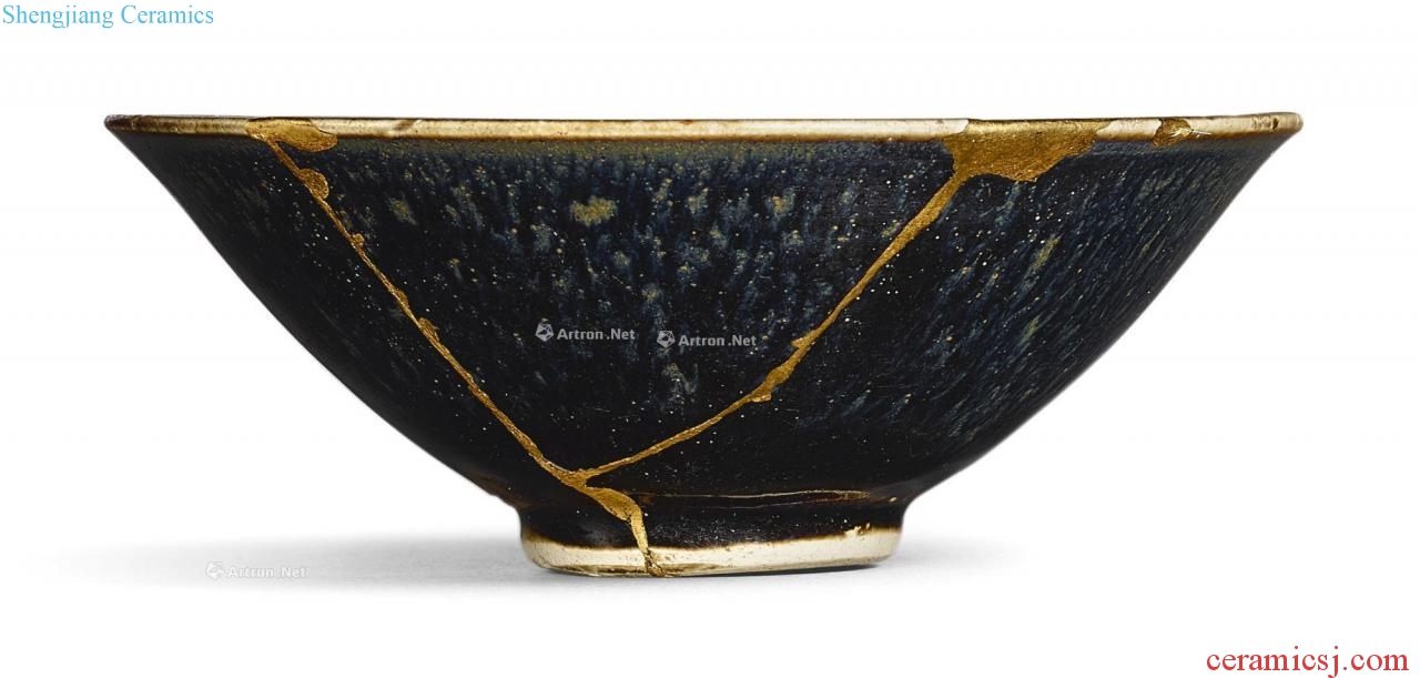 Northern song dynasty to gold Yao state black glaze 盌 dai li