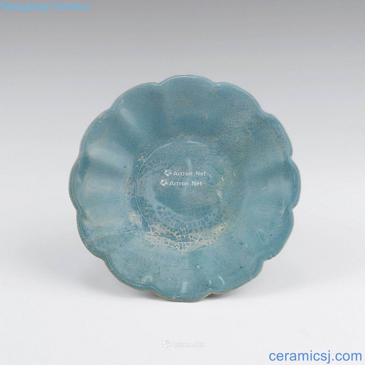 The song dynasty Your kiln mouth flower disc