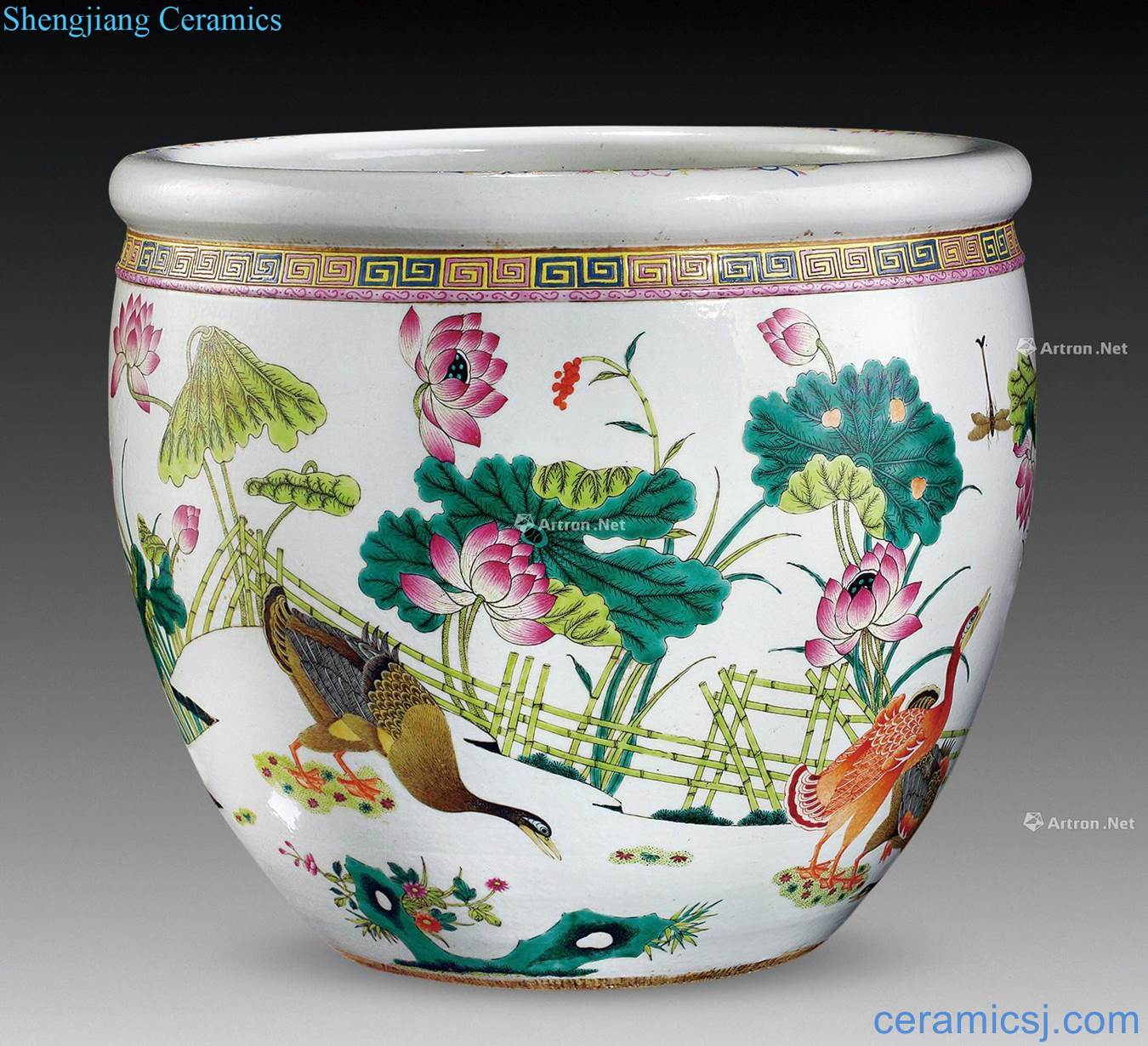 Dajing powder enamel cylinder