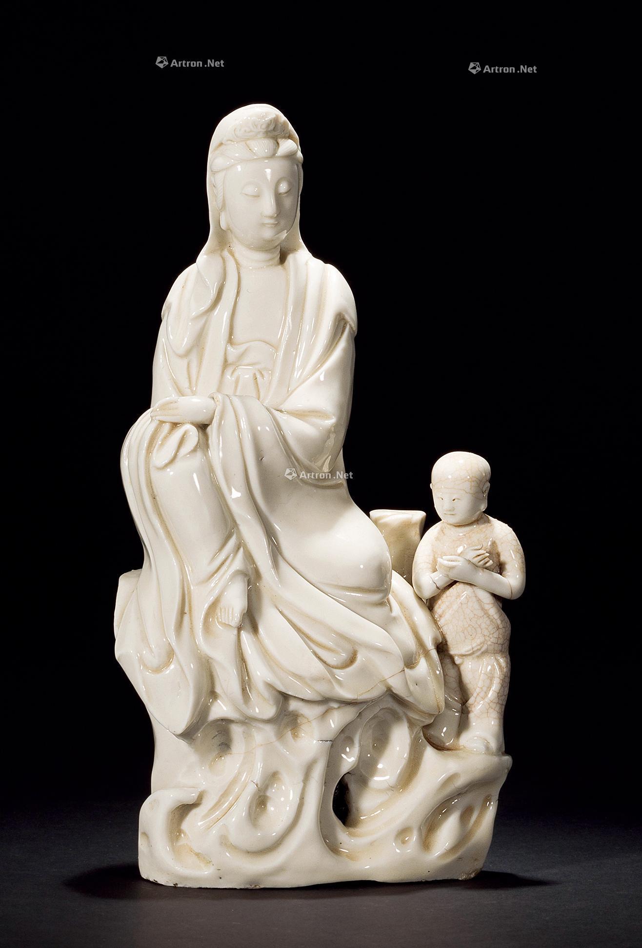 Ming dehua kiln craft SongZi guanyin cave