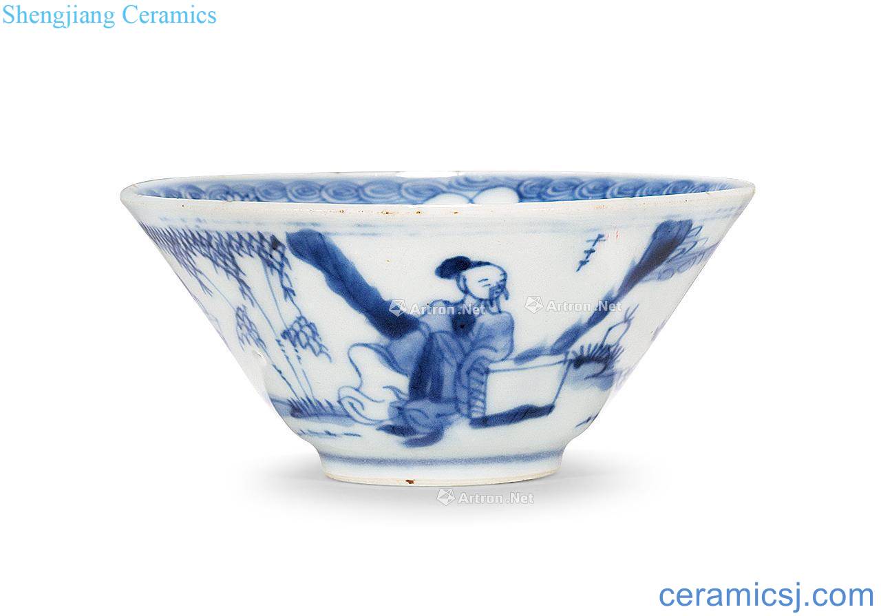 Stories of the qing emperor kangxi porcelain figure perfectly playable cup