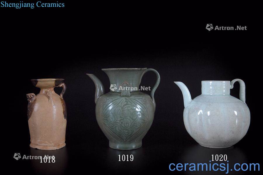 Tang changsha kiln meters glaze color in brown double ewer