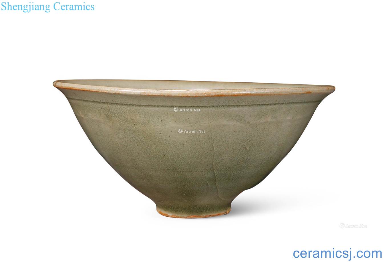 The song dynasty Yao state kiln printing group chrysanthemum grain lamp