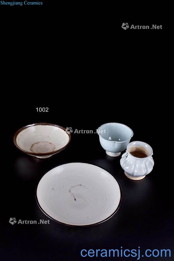 The song dynasty Magnetic state kiln white glaze paste disc