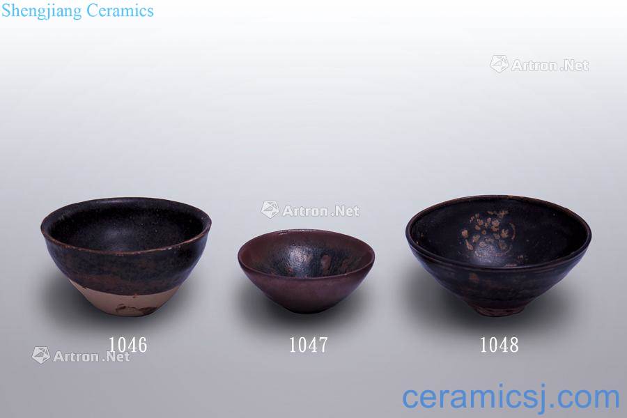 Song dynasty jizhou kiln  black glaze spends the dishes
