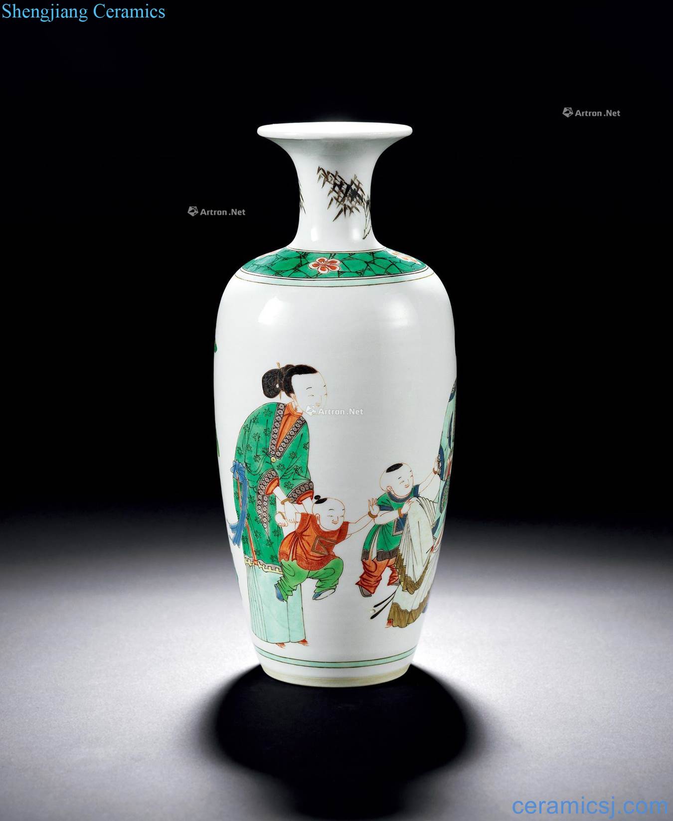 The qing emperor kangxi multicoloured YingXiWen movement of bottles