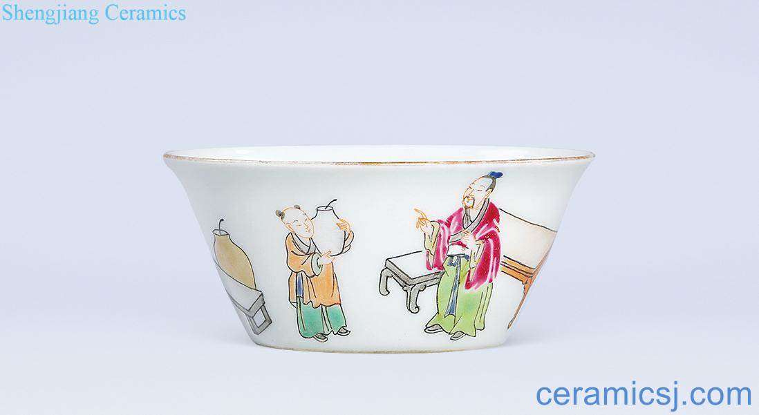 Qing yongzheng enamel cup