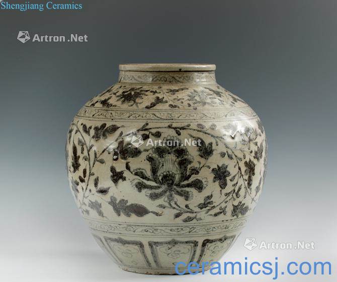 Anonymous yuan Youligong flower grain bottle