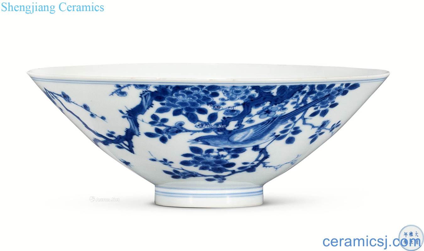 Qing yongzheng beaming grain blue hat to the dishes