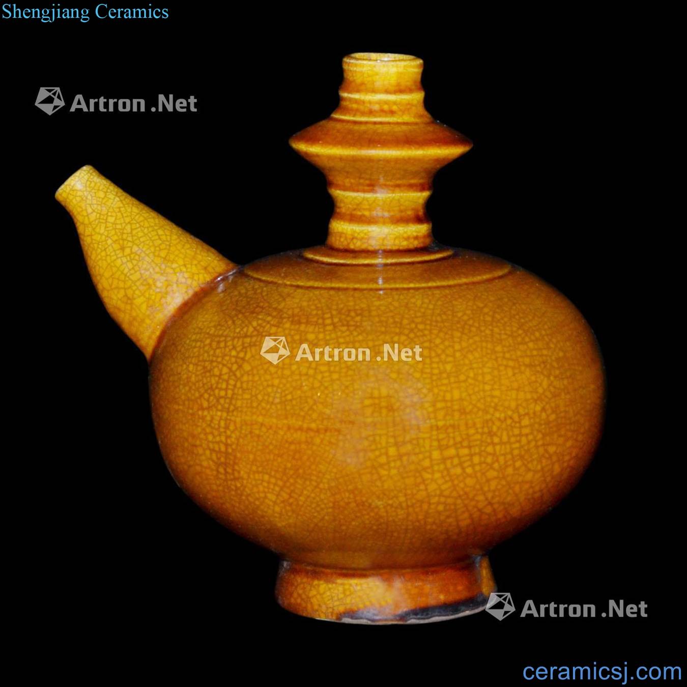 The elder brother of the song dynasty kiln the level ground zijin glaze (sauce glaze) net pot