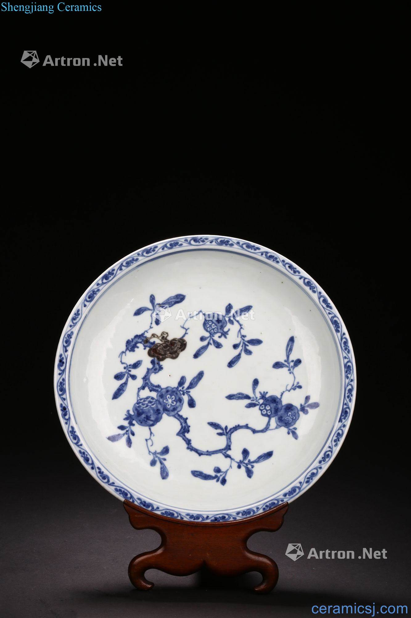 Qing dynasty blue-and-white youligong many children f