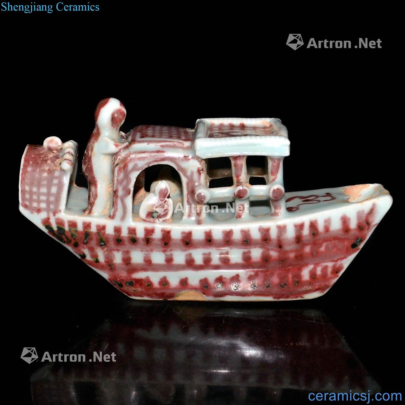 yuan Water jet boat youligong model carve characters