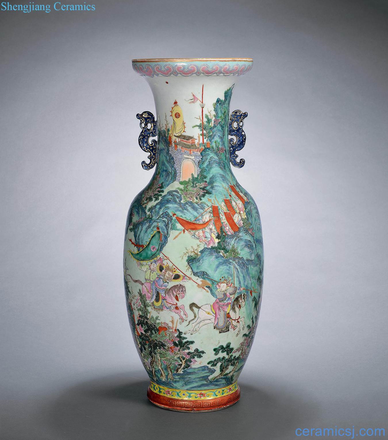 Stories of mid qing pastel ears big bottle