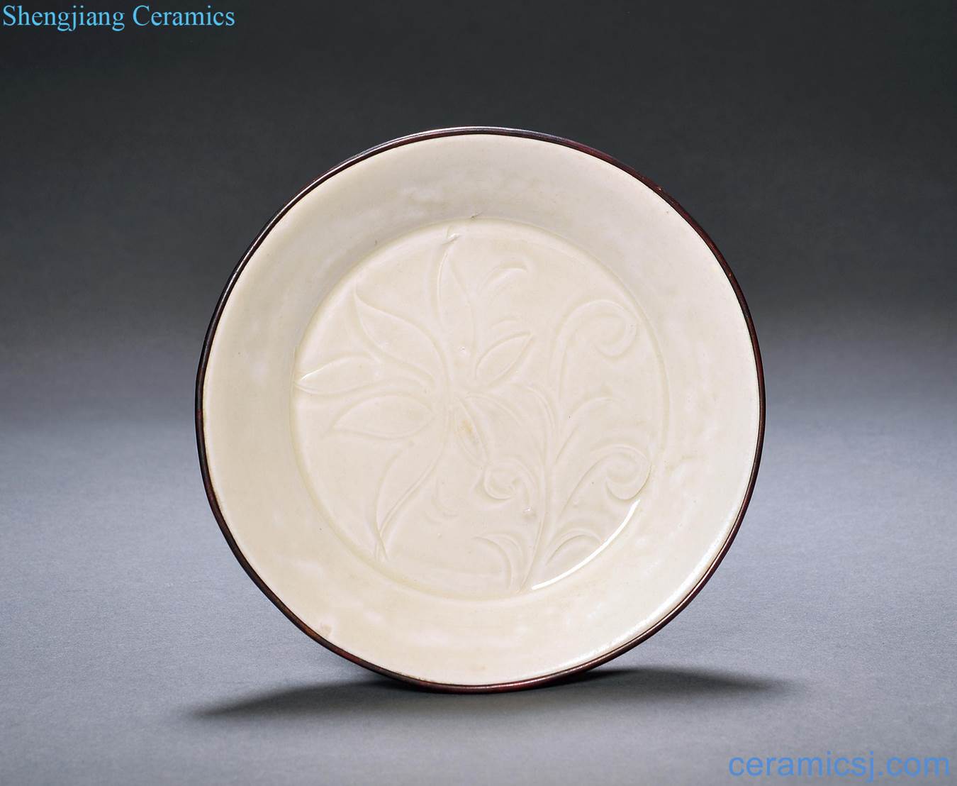 yuan Kiln scratching small dish