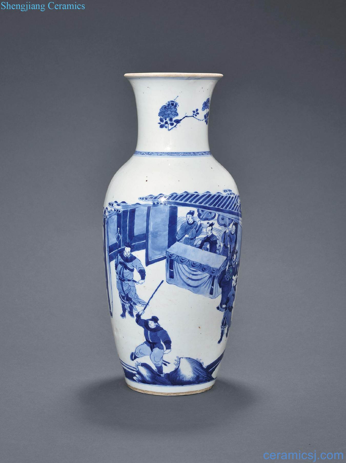 The qing emperor kangxi porcelain goddess of mercy bottle