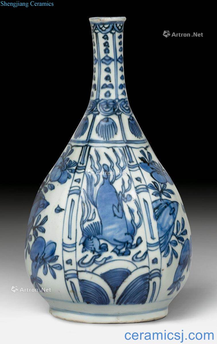 wanli Pear-shaped blue and white porcelain