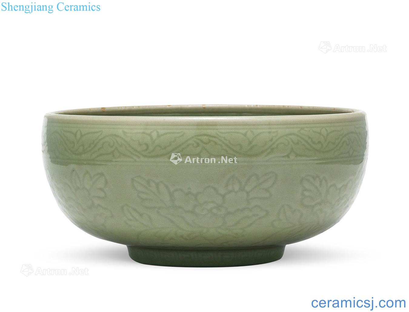 Ming yongle Longquan flower grain big bowl