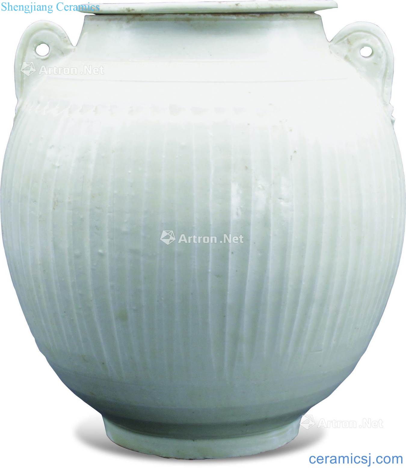 Northern song dynasty jingxing kiln craft double tank