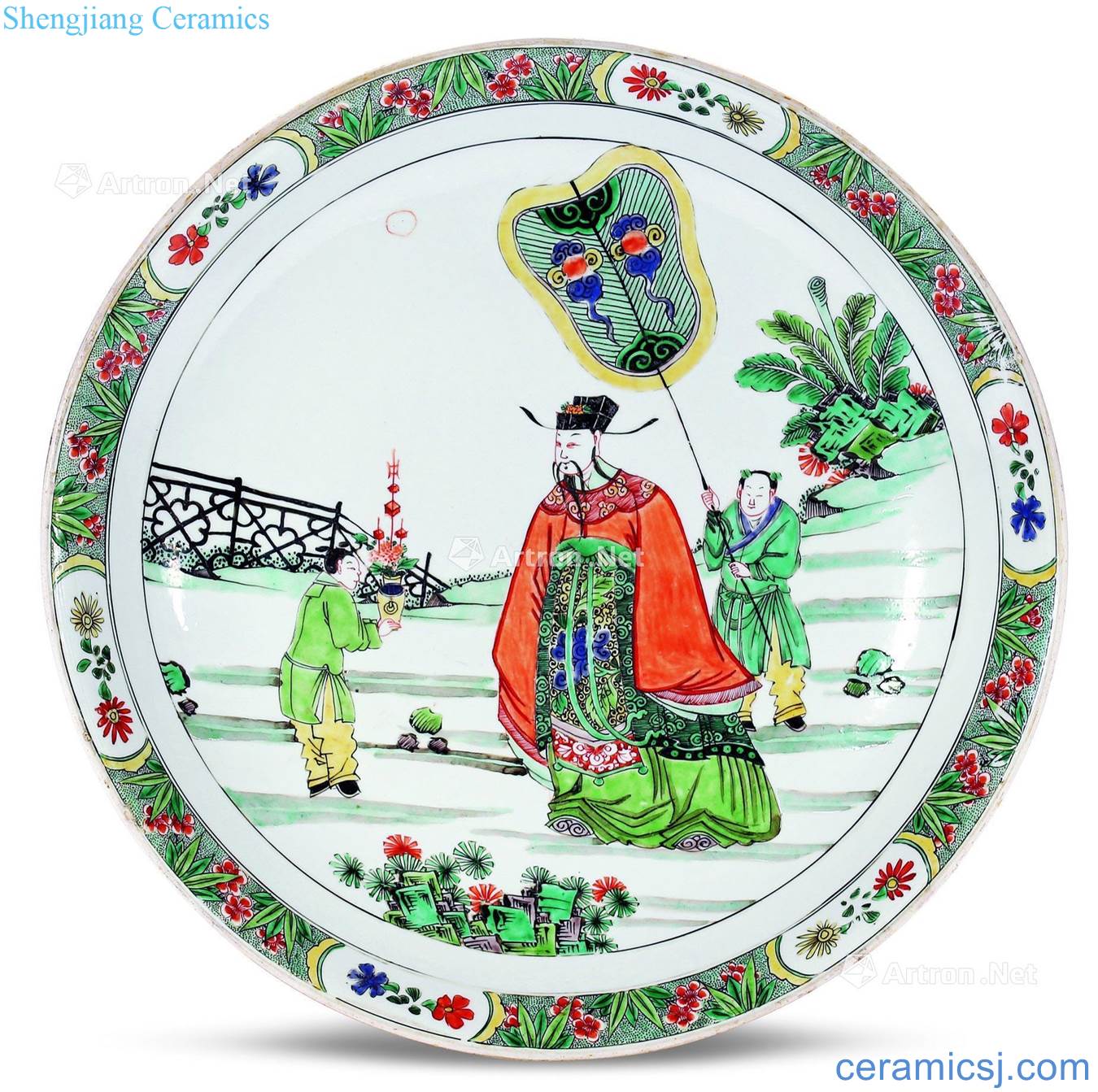 The qing emperor kangxi colorful flat rise level 3