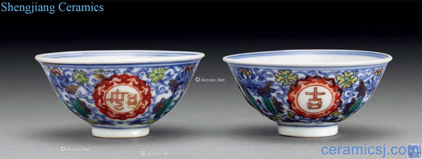 Qing qianlong Luck bucket color bowl (2)