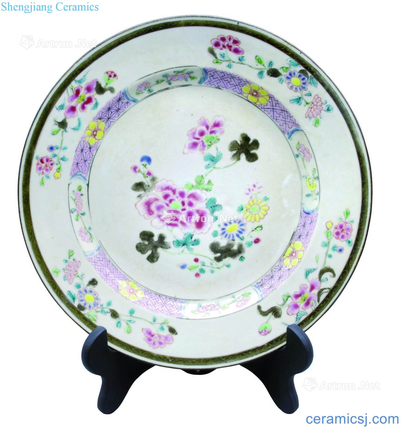 Clear pastel flowers colour plates