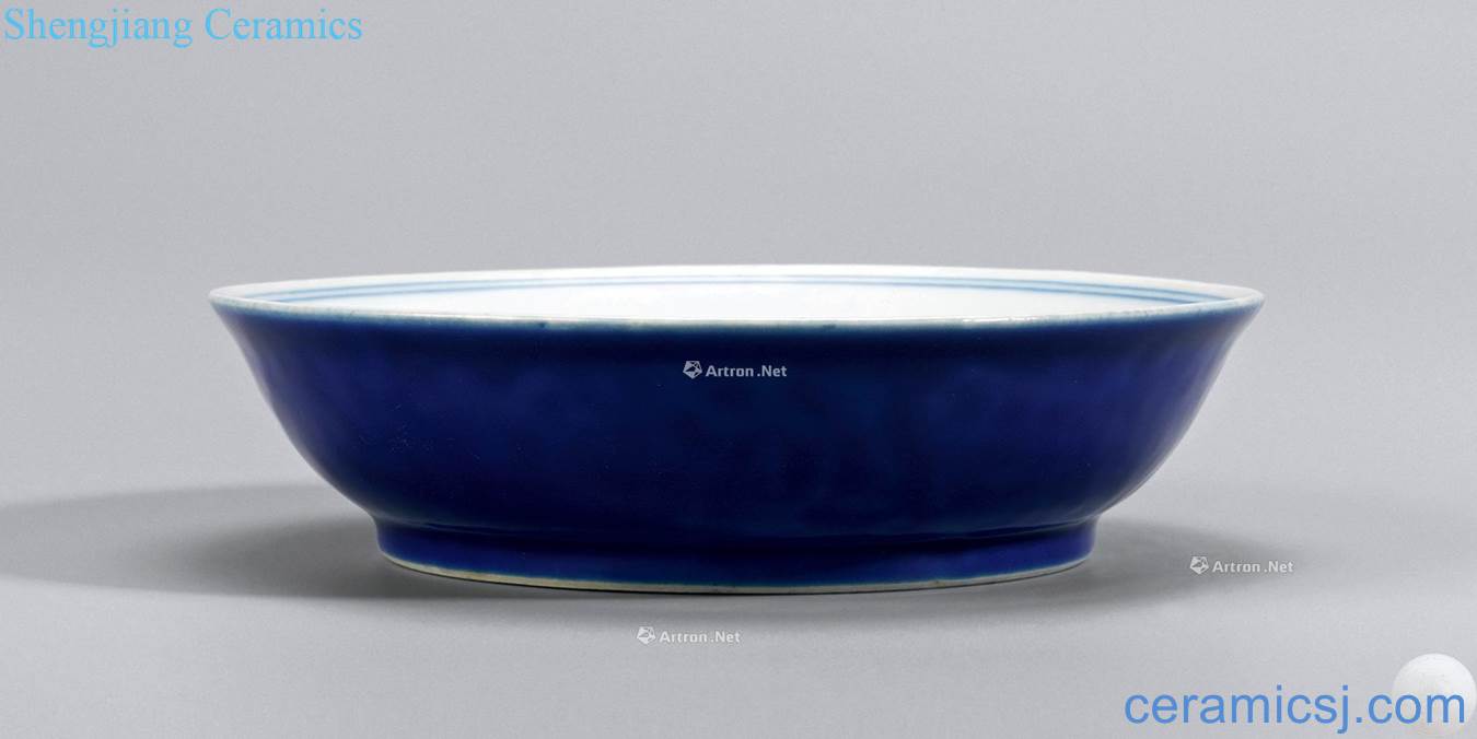 Ming wanli Blue and white color plate