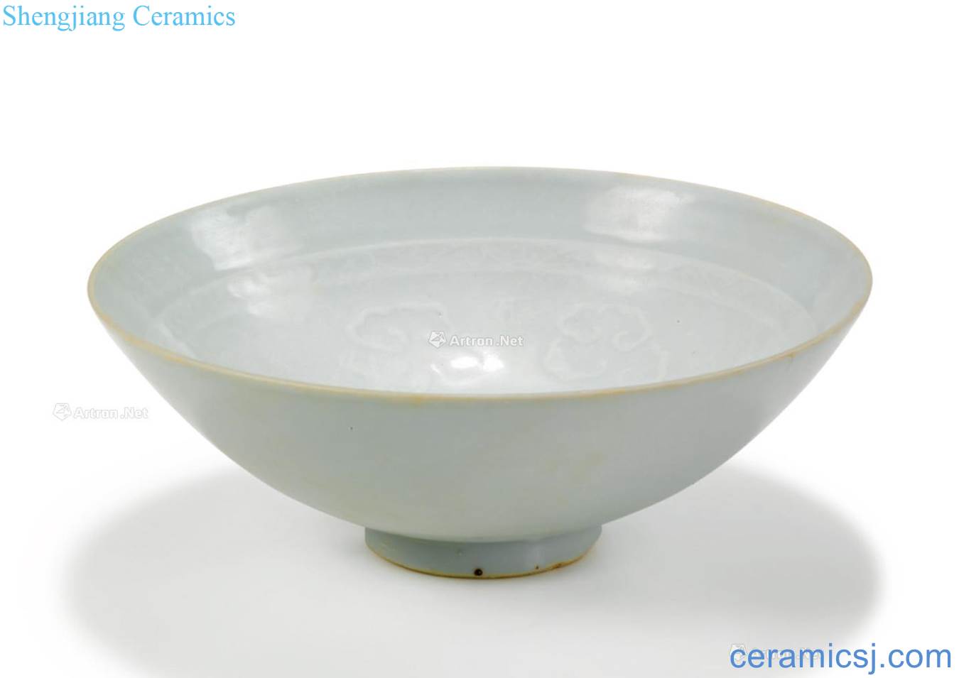 yuan Egg white glaze James t. c. na was published green-splashed bowls