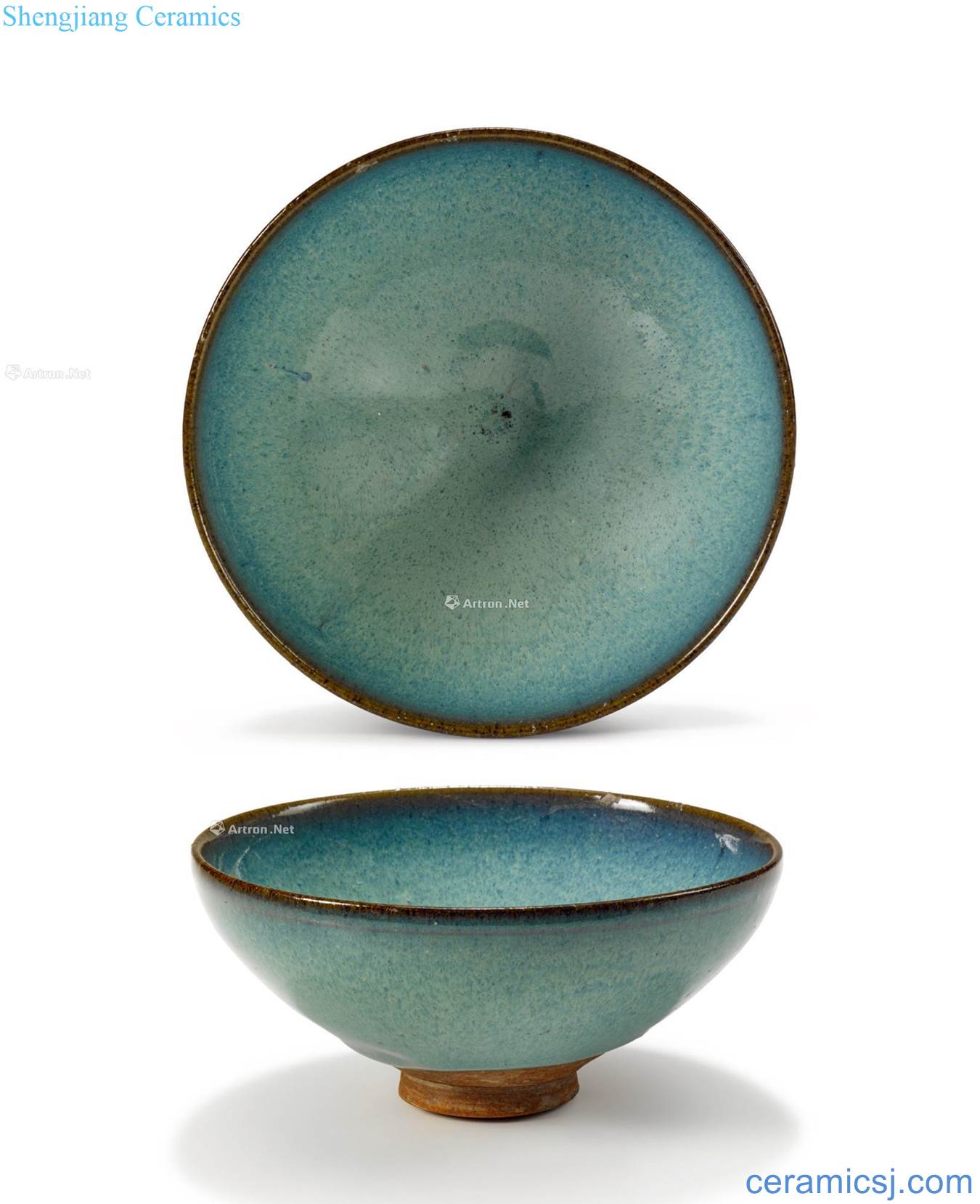 yuan Sky blue glaze bowls masterpieces