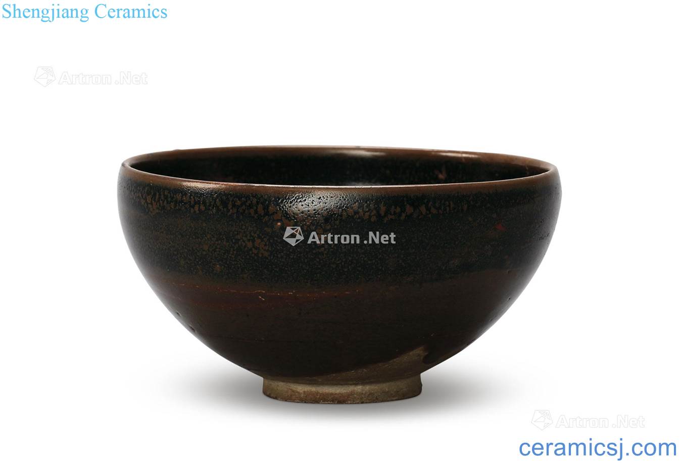 yuan Magnetic state kiln black glaze oil droplets bowl