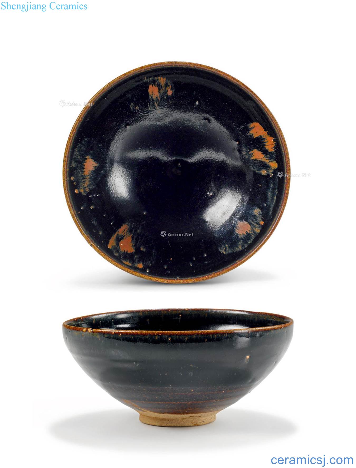 The song dynasty Henan black glazed sauce bowl