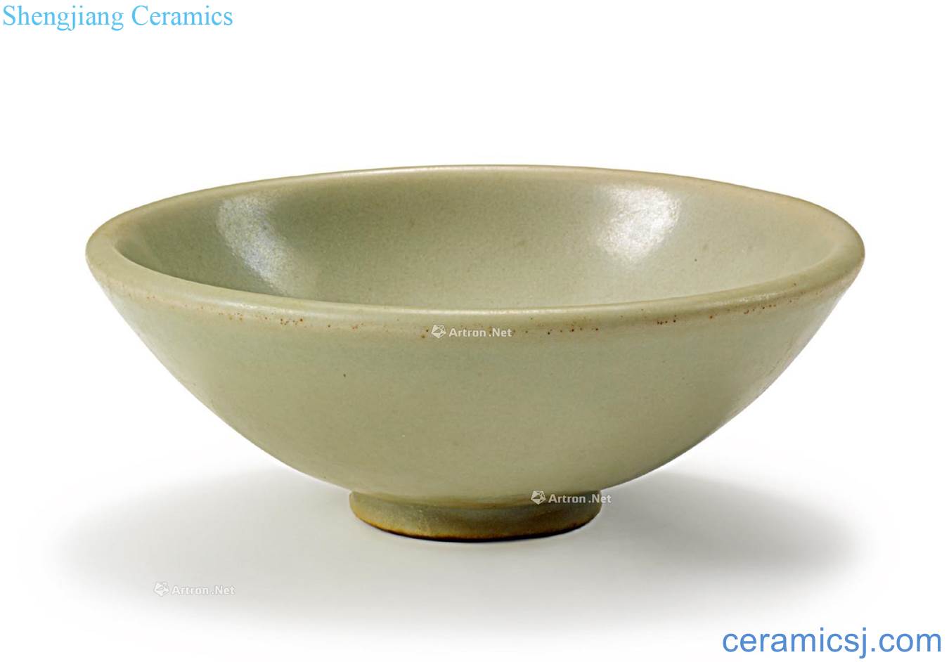 The song to gold Yao state kiln white glazed bowl