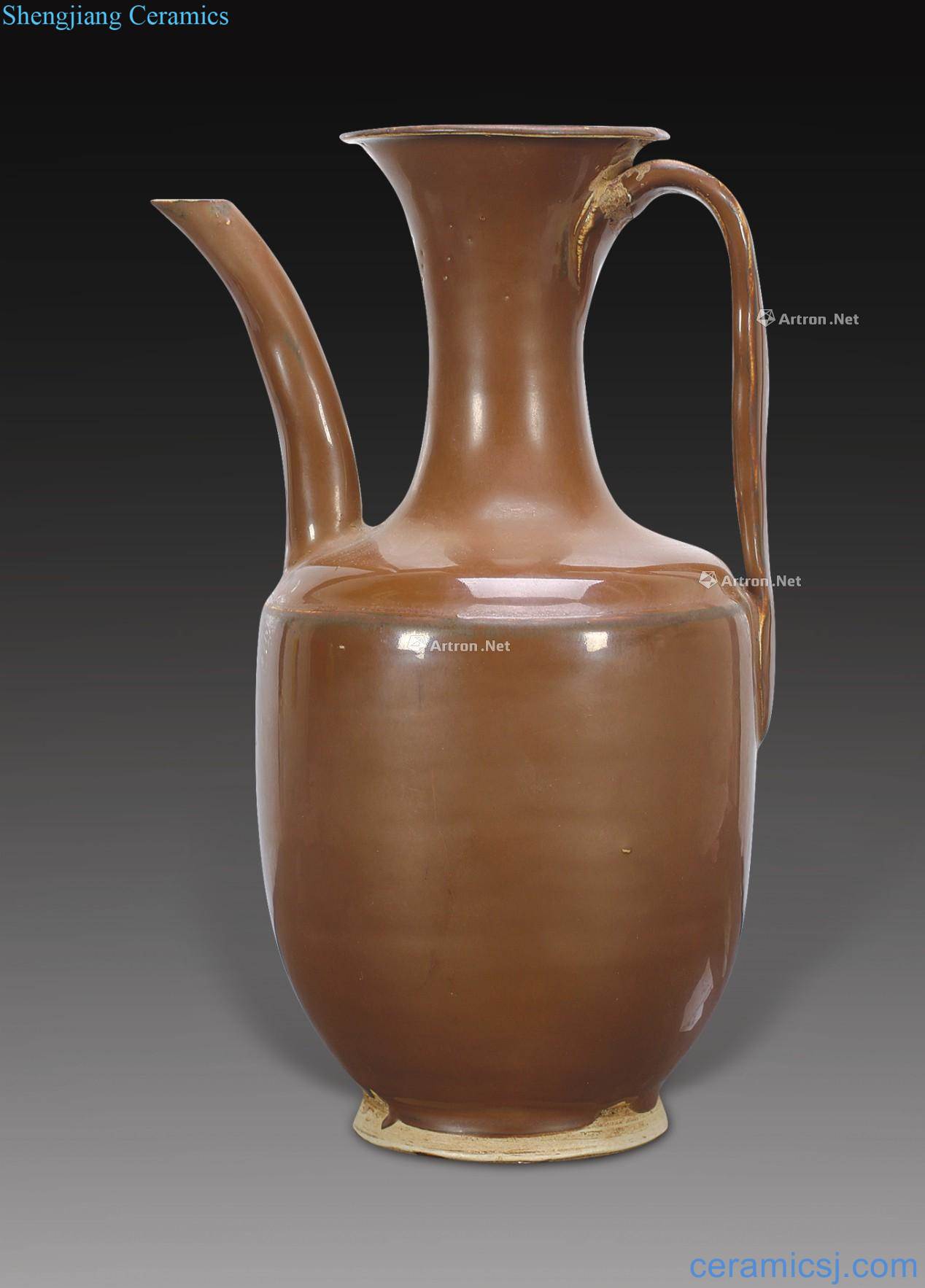 Purple kiln ewer