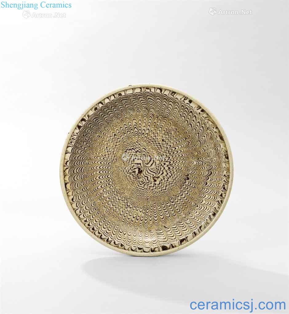 Northern song dynasty/twisted glaze gold plate
