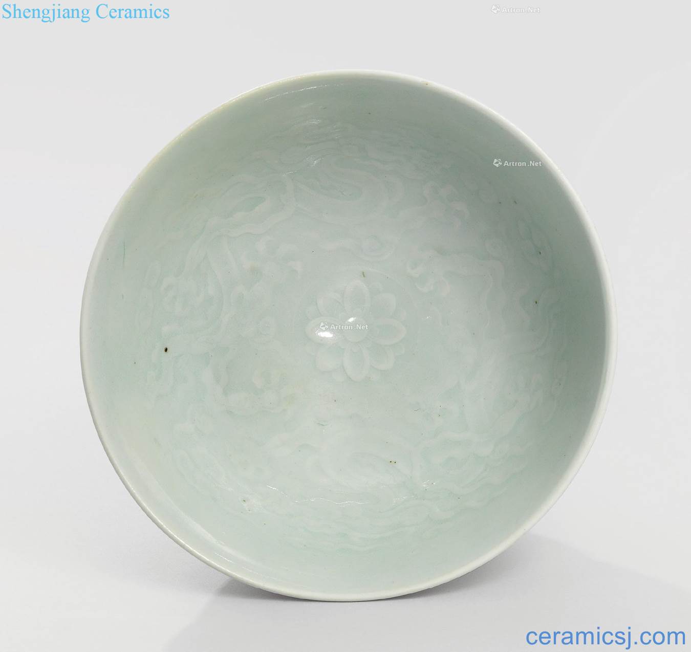yuan Green printing craft dragon bowls