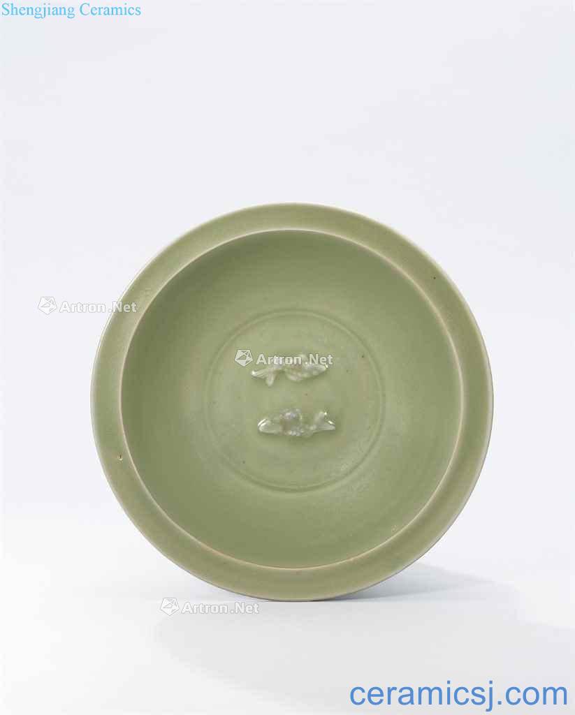 The southern song dynasty Longquan green glaze Pisces