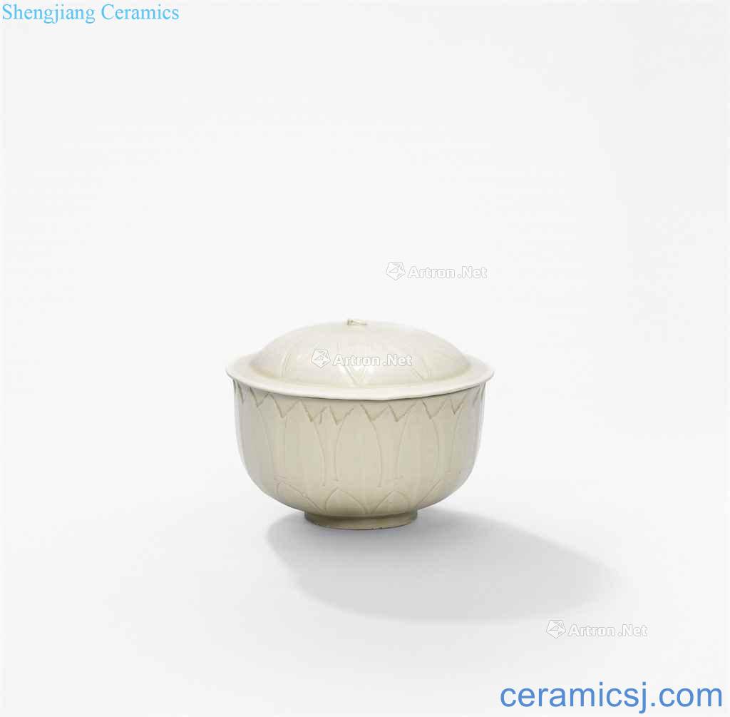 Northern song dynasty kiln carved 盌 lotus-shaped lines cover
