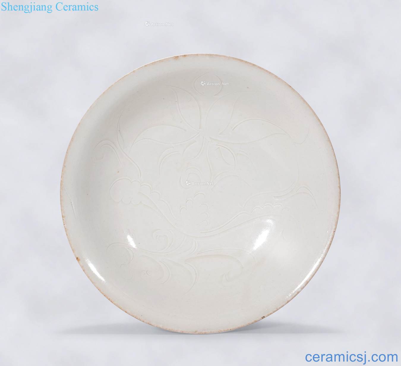 Northern song dynasty kiln system Carved day lilies tray