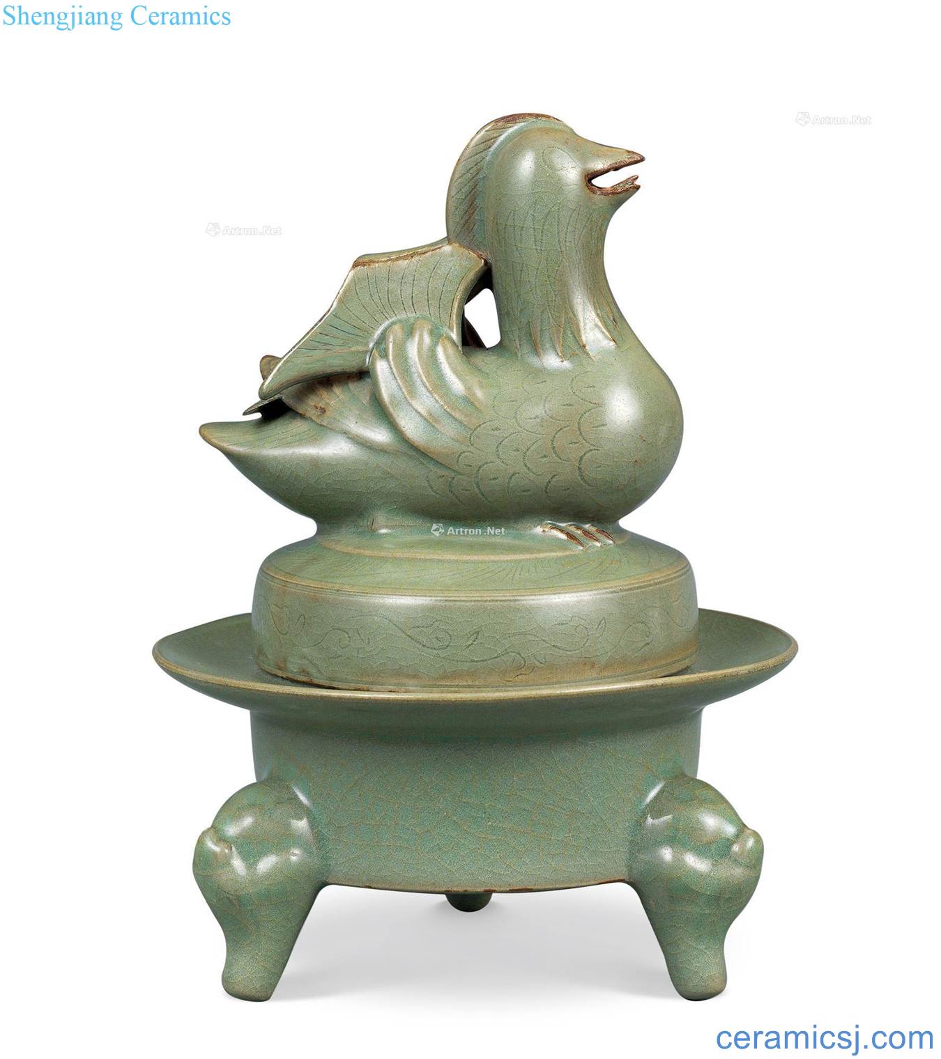 Northern song dynasty Your kiln yuanyang sweet fume furnace