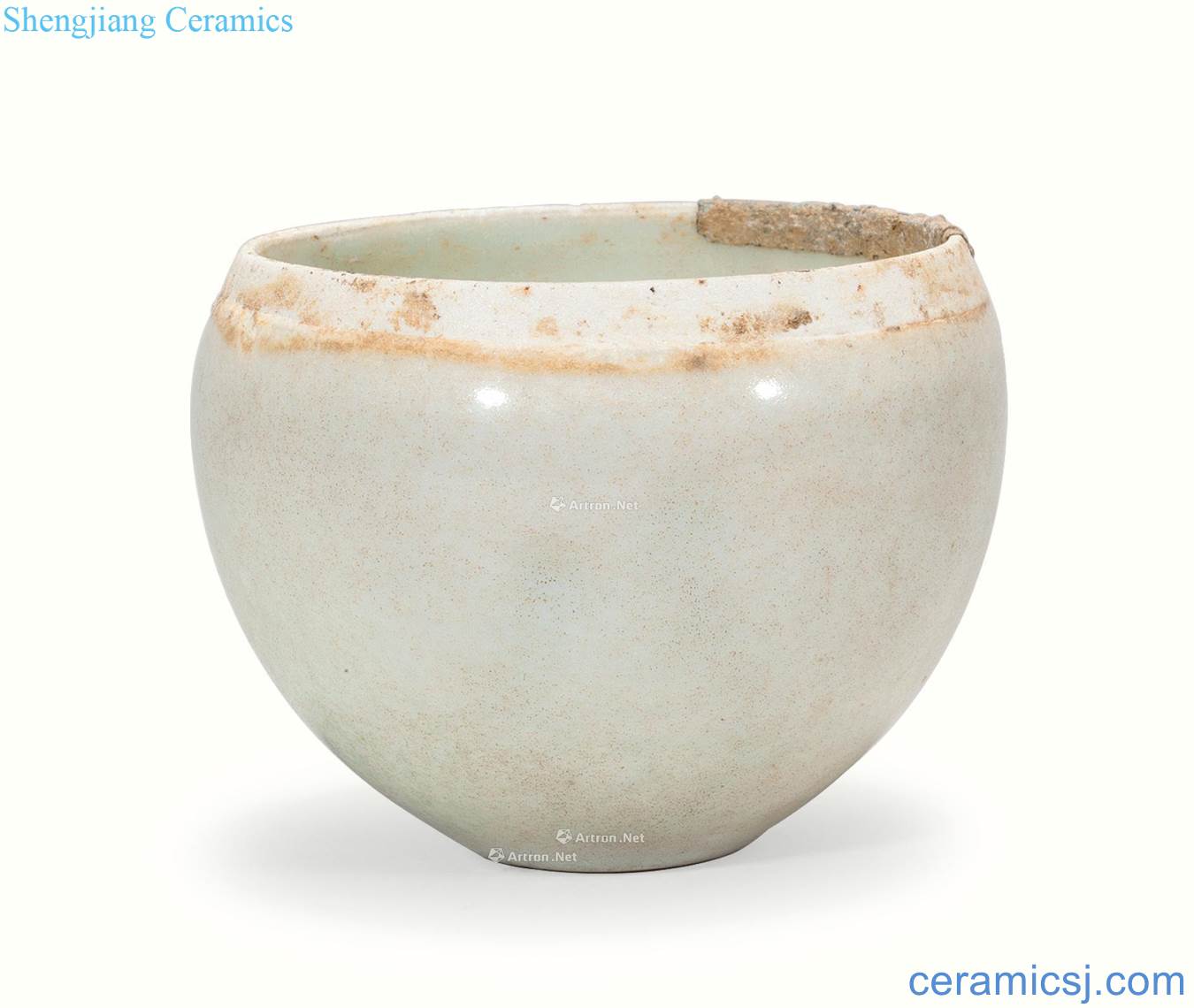 Northern song dynasty rao state kiln celadon water purification small bowl