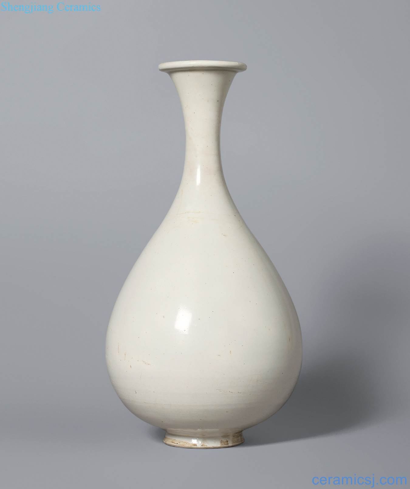 Gold (1115-1234) to RMB (1271-1368), white glaze okho spring bottle