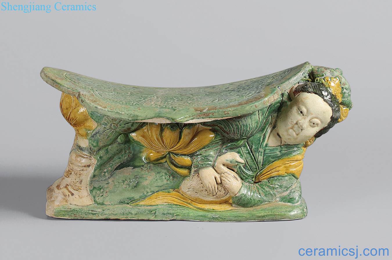 However, liao (916-1125), three-color pillow