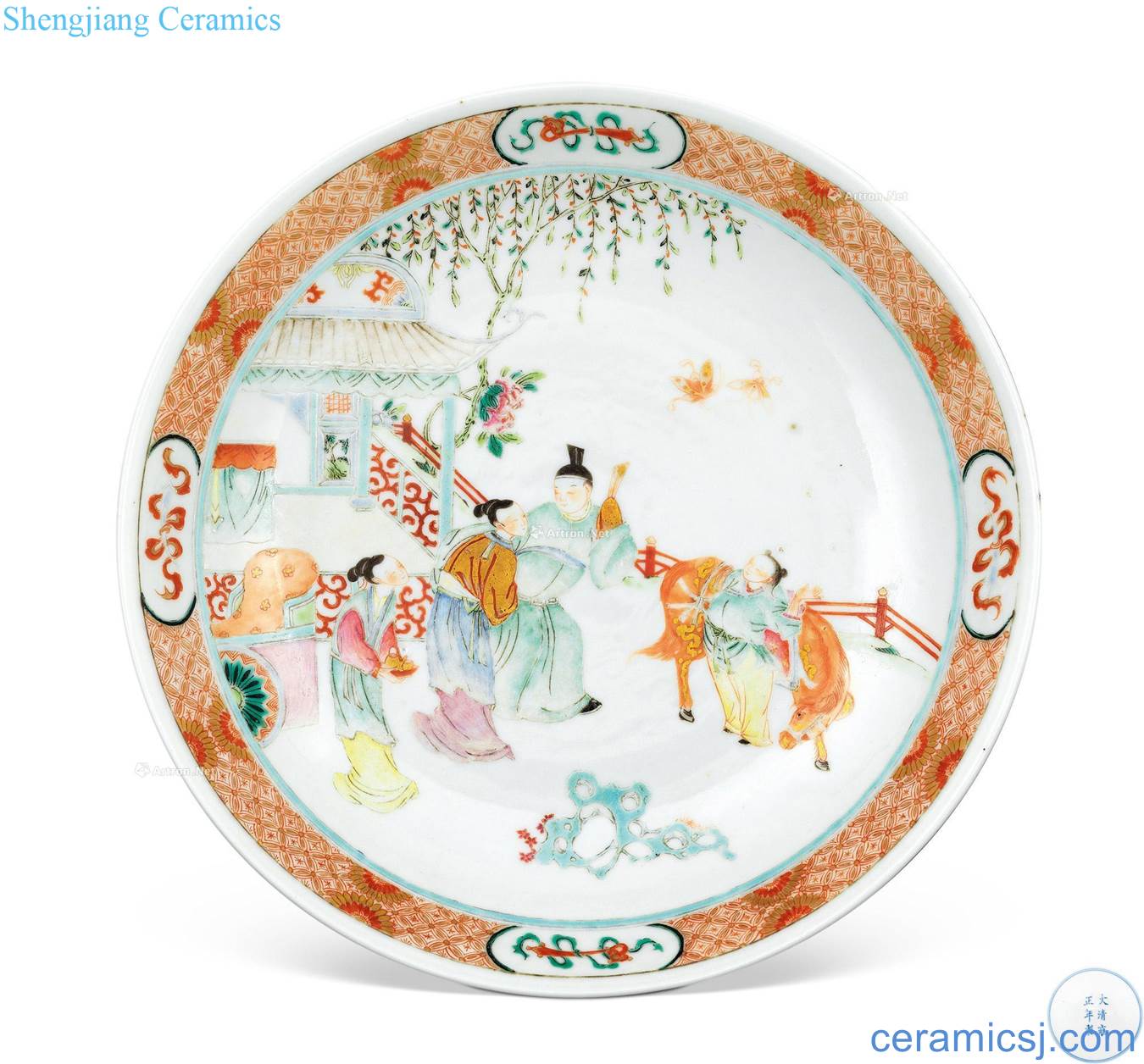 Stories of pastel tray in the late qing dynasty