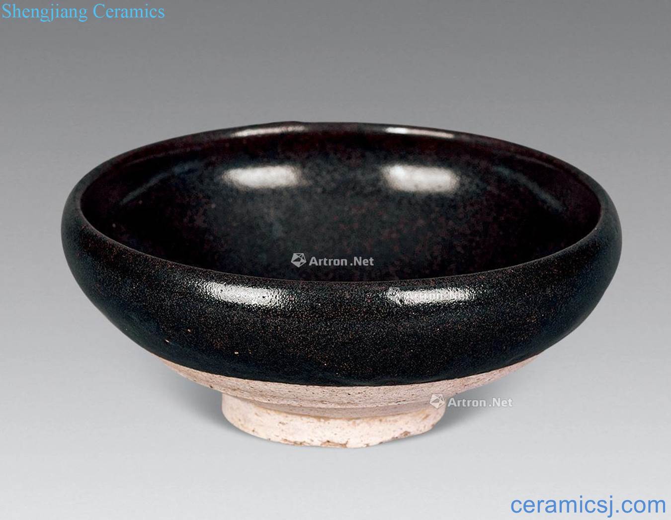 The song dynasty Magnetic state kiln glaze at the end of the small bowl of tea