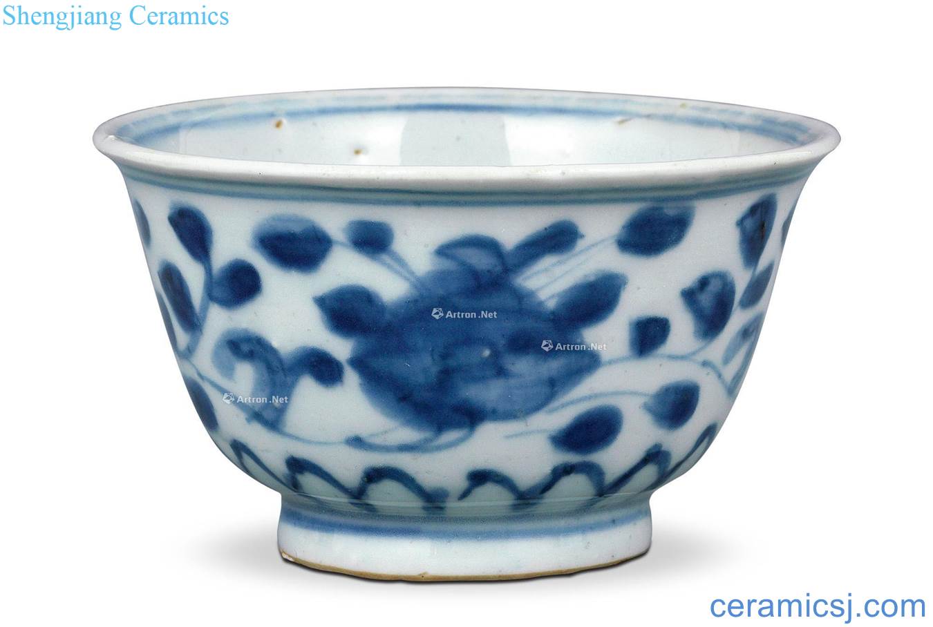 The late Ming dynasty porcelain cup