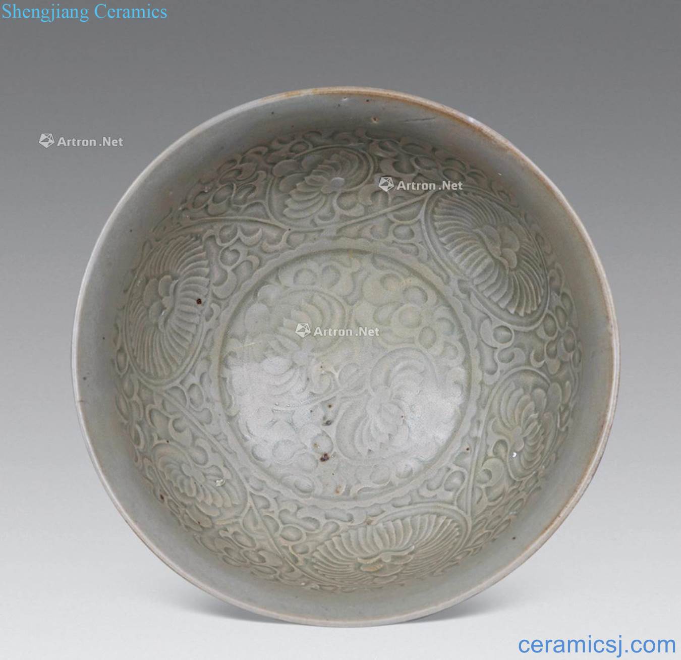 The song dynasty Yao state kiln carved bowl