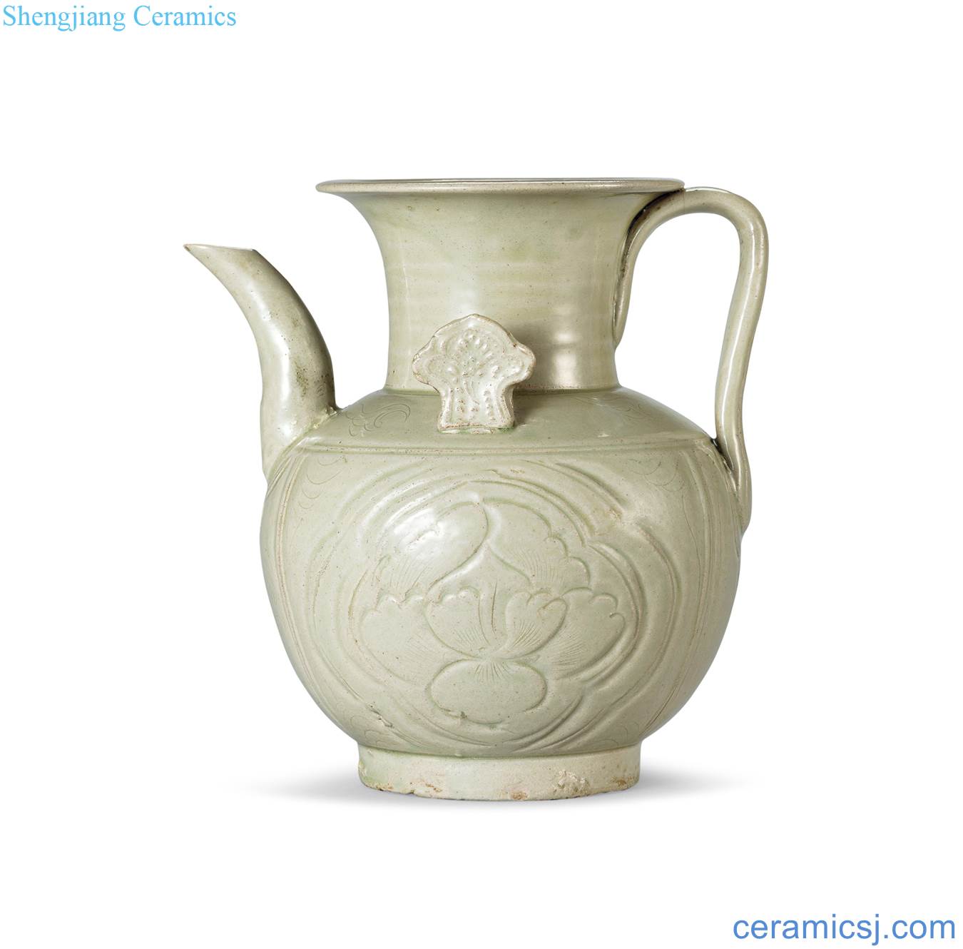 In the northern song dynasty kiln peony grains pot