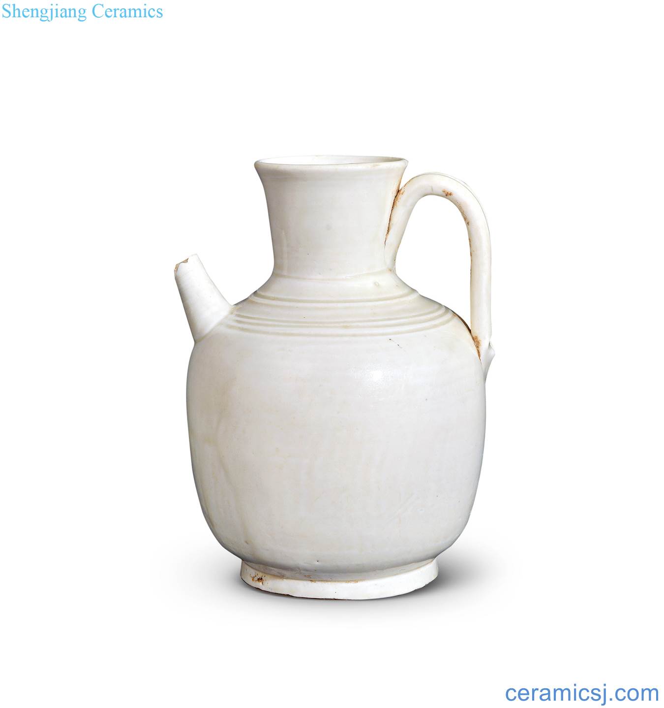 The five dynasties Xing kiln ewer craft