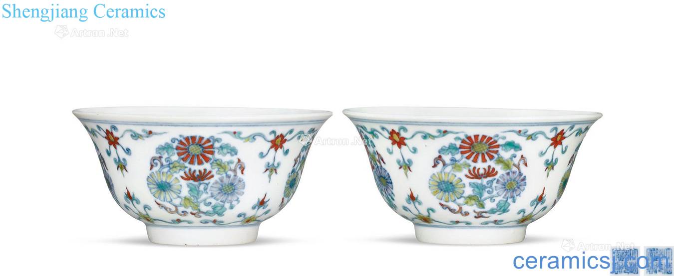 Qing daoguang bucket CaiTuan pattern bowl (a)