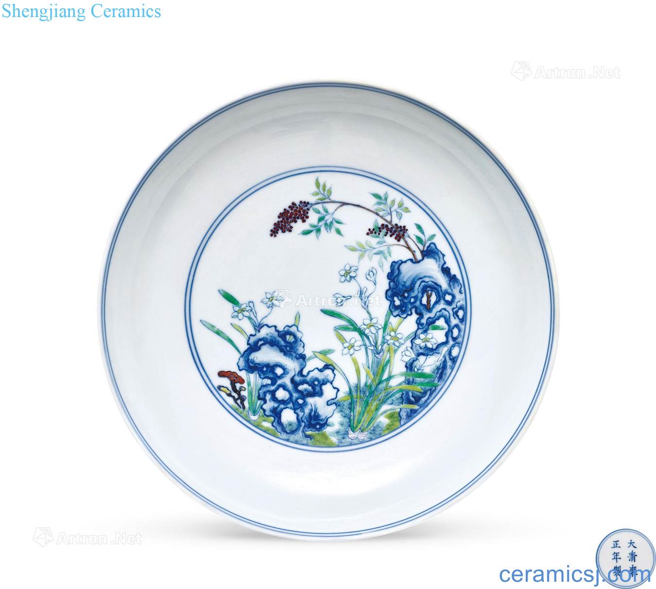 Qing yongzheng dou ling xian birthday chart dish