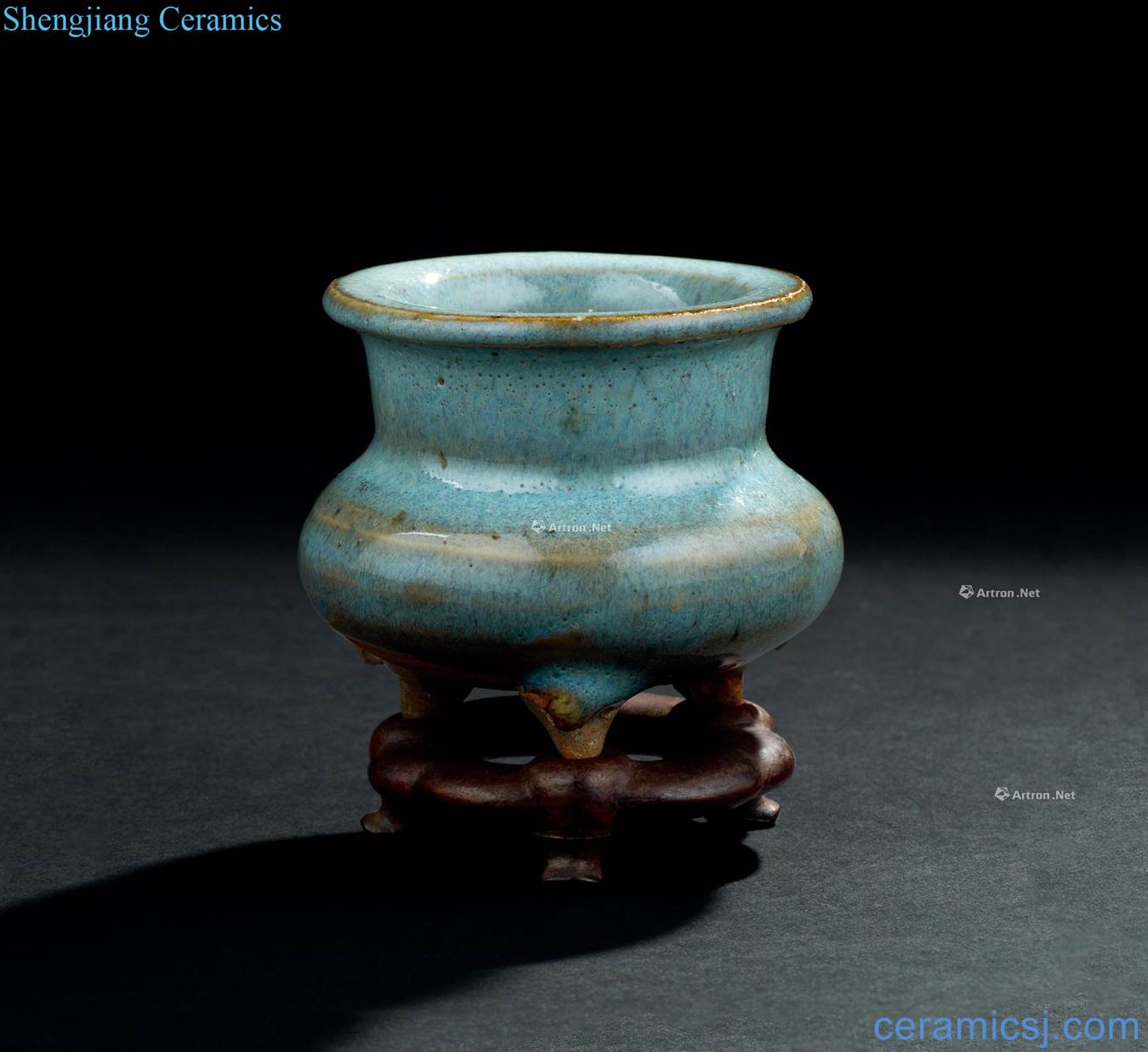 The yuan dynasty (1279-1368) three masterpieces incense burner